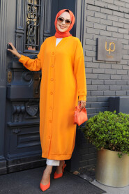 Modest Orange Coat 10421T - 2