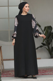 Modest Patterned Long Sleeve 76851DSN1 - 1