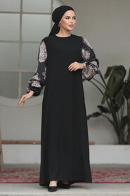 Modest Patterned Long Sleeve 76851DSN1 - 3