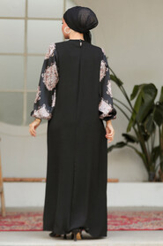 Modest Patterned Long Sleeve 76851DSN1 - 4