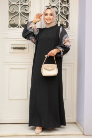 Modest Patterned Long Sleeve 76851DSN3 - 1