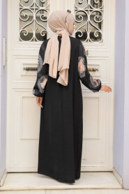 Modest Patterned Long Sleeve 76851DSN3 - 3