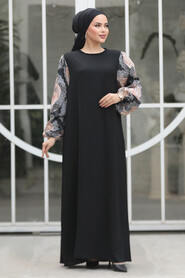 Modest Patterned Long Sleeve 76851DSN4 - 1