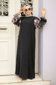 Modest Patterned Long Sleeve 76851DSN5 - 1