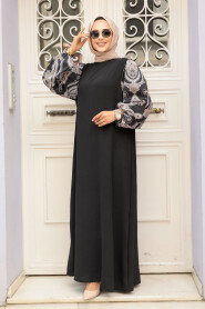Modest Patterned Long Sleeve 76851DSN6 - 1