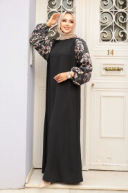 Modest Patterned Long Sleeve 76851DSN7 - 2