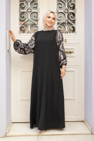 Modest Patterned Long Sleeve 76851DSN7 - 1