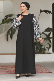 Modest Patterned Long Sleeve 76851DSN8 - 2