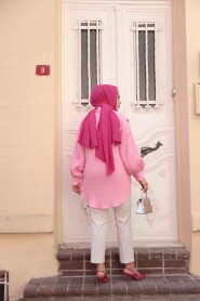 Modest Pink Tunic 101024P - 4