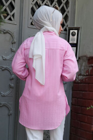 Modest Pink Tunic 11905P - 3