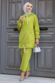 Modest Pistachio Green Dual Suit 9273FY - 3