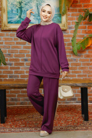 Modest Plum Color Dual Suit 30172MU - 2