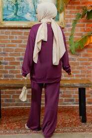 Modest Plum Color Dual Suit 30172MU - 3