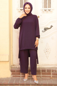 Modest Plum Color Dual Suit 65876MU - 2