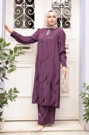 Modest Plum Color Dual Suit 76672MU - 3