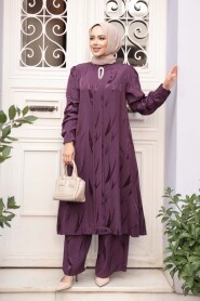 Modest Plum Color Dual Suit 76672MU - 4