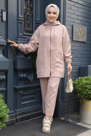 Modest Powder Pink Dual Suit 10400PD - 2