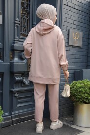 Modest Powder Pink Dual Suit 10400PD - 3