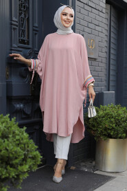 Modest Powder Pink Top 170015PD - 2