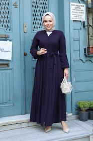 Modest Purple Summer Dress 239202MOR - 3