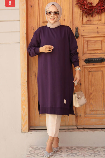 Modest Purple Top 30645MOR - NEVA STYLE