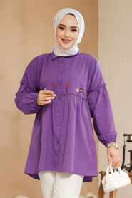 Modest Purple Top 40603MOR - 3