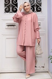 Modest Salmon Pink Dual Suit 30451SMN - 3