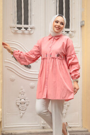 Modest Salmon Pink Top 40603SMN - 2