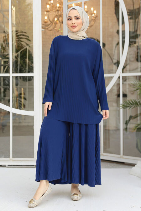 Modest Sax Blue Dual Suit 12107SX - NEVA STYLE