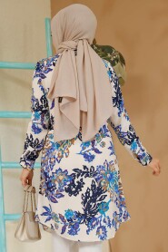 Modest Sax Blue Tunic 11713SX - 3