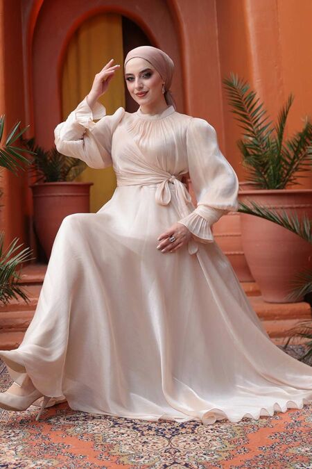 Modest Skin Evening Dress 48051TEN - NEVA STYLE