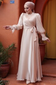 Modest Skin Evening Dress 48051TEN - 4
