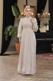 Modest Stone Evening Gown 44081TAS - 3
