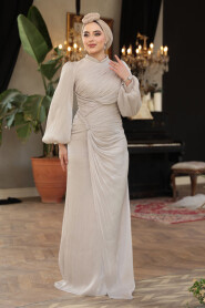 Modest Stone Evening Long Dress 50781TAS 