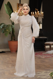 Modest Stone Evening Long Dress 50781TAS - 2