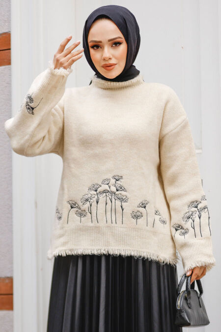 Modest Stone Knitwear Jumper 103301TAS - NEVA STYLE