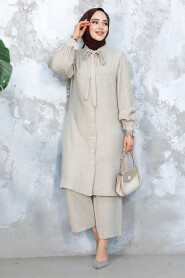 Modest Stone Plus Size Dual Suit 51991TAS - 3