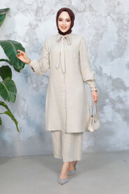 Modest Stone Plus Size Dual Suit 51991TAS - 2