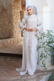 Modest Stone Prom Dress 48491TAS - 3