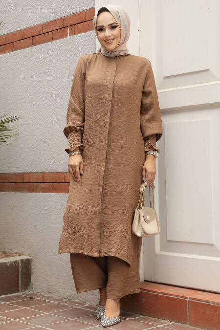 Modest Sunuff Colored Dual Suit 12591TB - NEVA STYLE