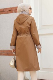 Modest Sunuff Colored Trench Coat 685TB - 4