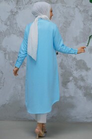 Modest Turquoise Top 10784TR - 3