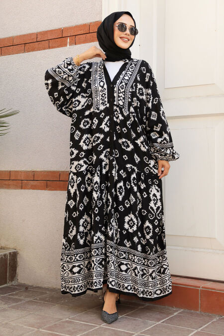 Modest White Dress For Women 23453B - NEVA STYLE