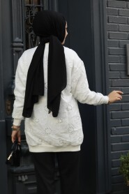 Modest White Jacket 20003B - 3