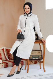 Modest White Tunic 10177B - 2