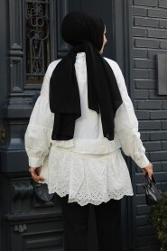 Modest White Tunic 14221B - 3