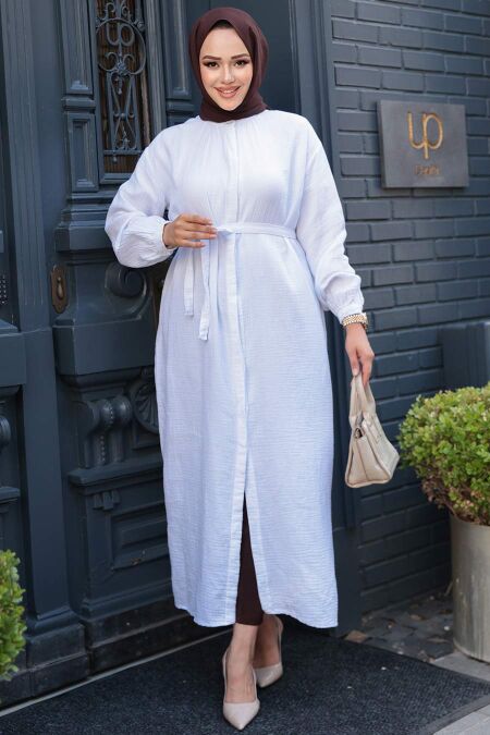 Modest White Tunic 19045B - NEVA STYLE