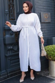 Modest White Tunic 19045B - 1