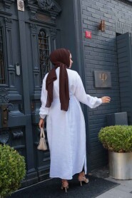 Modest White Tunic 19045B - 3