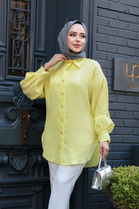 Modest Yellow Tunic 101024SR - NEVA STYLE